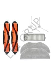 Xiaomi Vacuum Mop 2in1 Essential (MJSTG1) Robot Süpürge Uyumlu 7'li Yedek Parça Seti