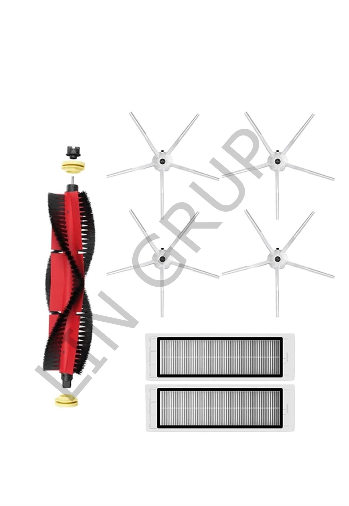 Roborock S5 Max Robot Süpürge Uyumlu 7'li Yedek Parça Seti