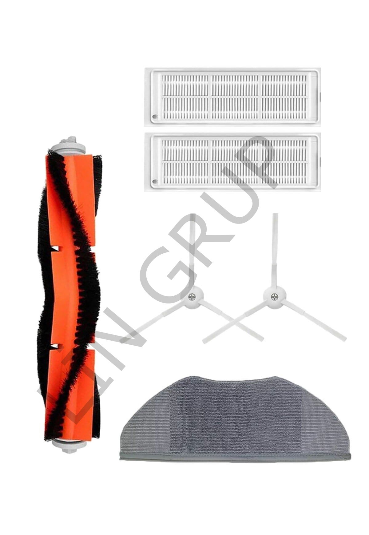 Xiaomi Vacuum Mop 2 Lite (MJSTL) Robot Süpürge Uyumlu 6'lı Yedek Parça Seti