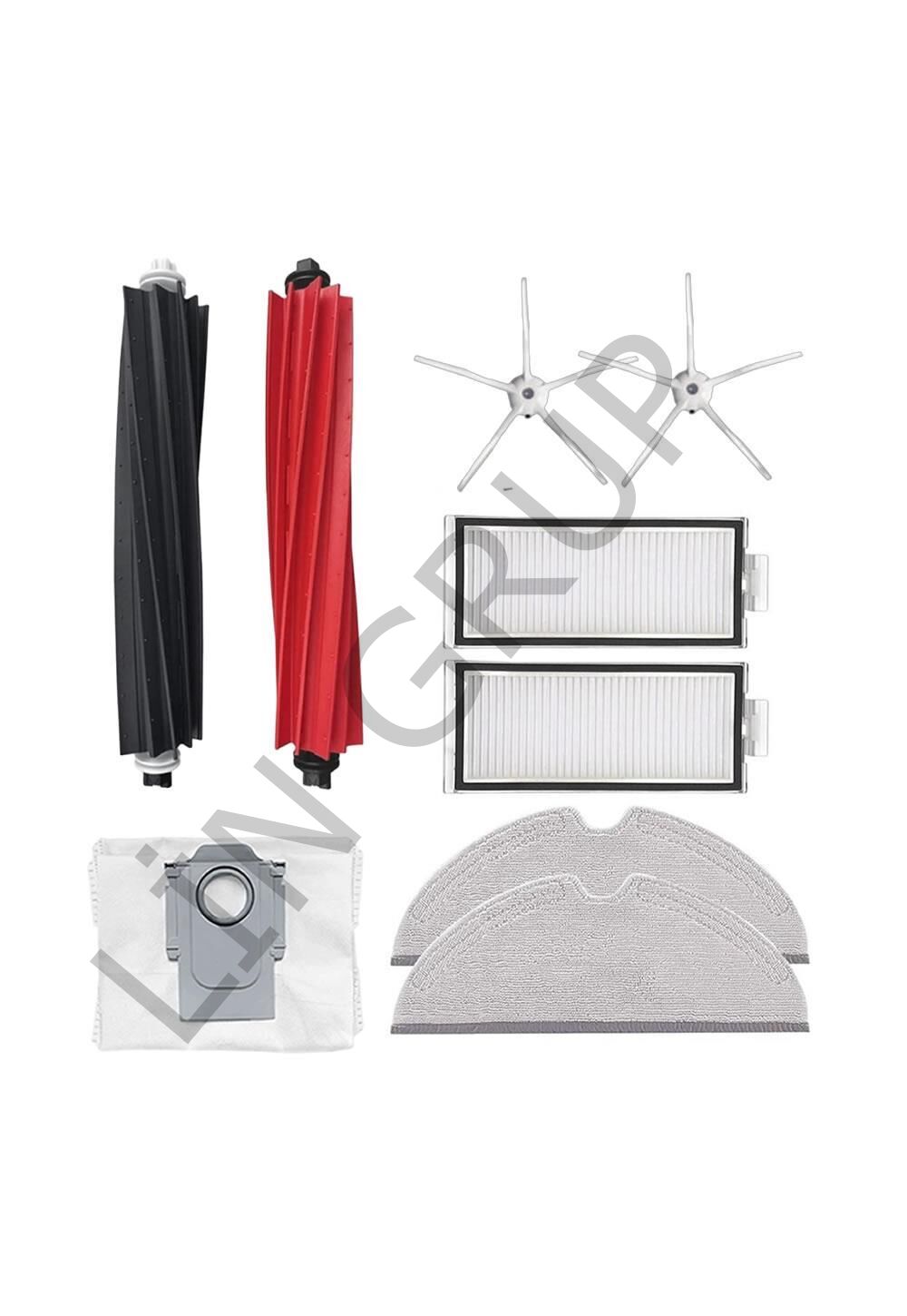 Roborock Q8 Max + Robot Süpürge Uyumlu 9'lu Yedek Parça Seti