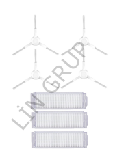 Xiaomi S10 (B106GL) Robot Süpürge Uyumlu 7'li Yedek Parça Seti