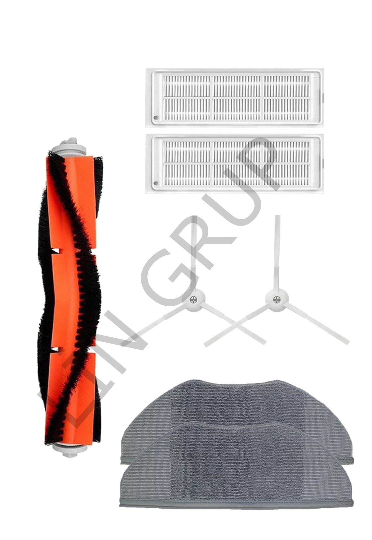 Xiaomi Vacuum Mop 2 Lite (MJSTL) Robot Süpürge Uyumlu 7'li Yedek Parça Seti