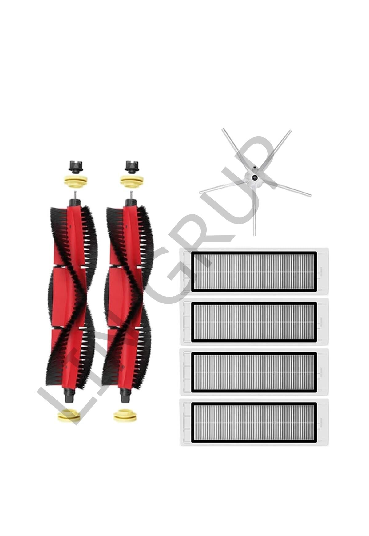 Roborock S5 Max Robot Süpürge Uyumlu 7'li Yedek Parça Seti