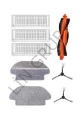 Xiaomi S10 (B106GL) Robot Süpürge Uyumlu 8'li Yedek Parça Seti