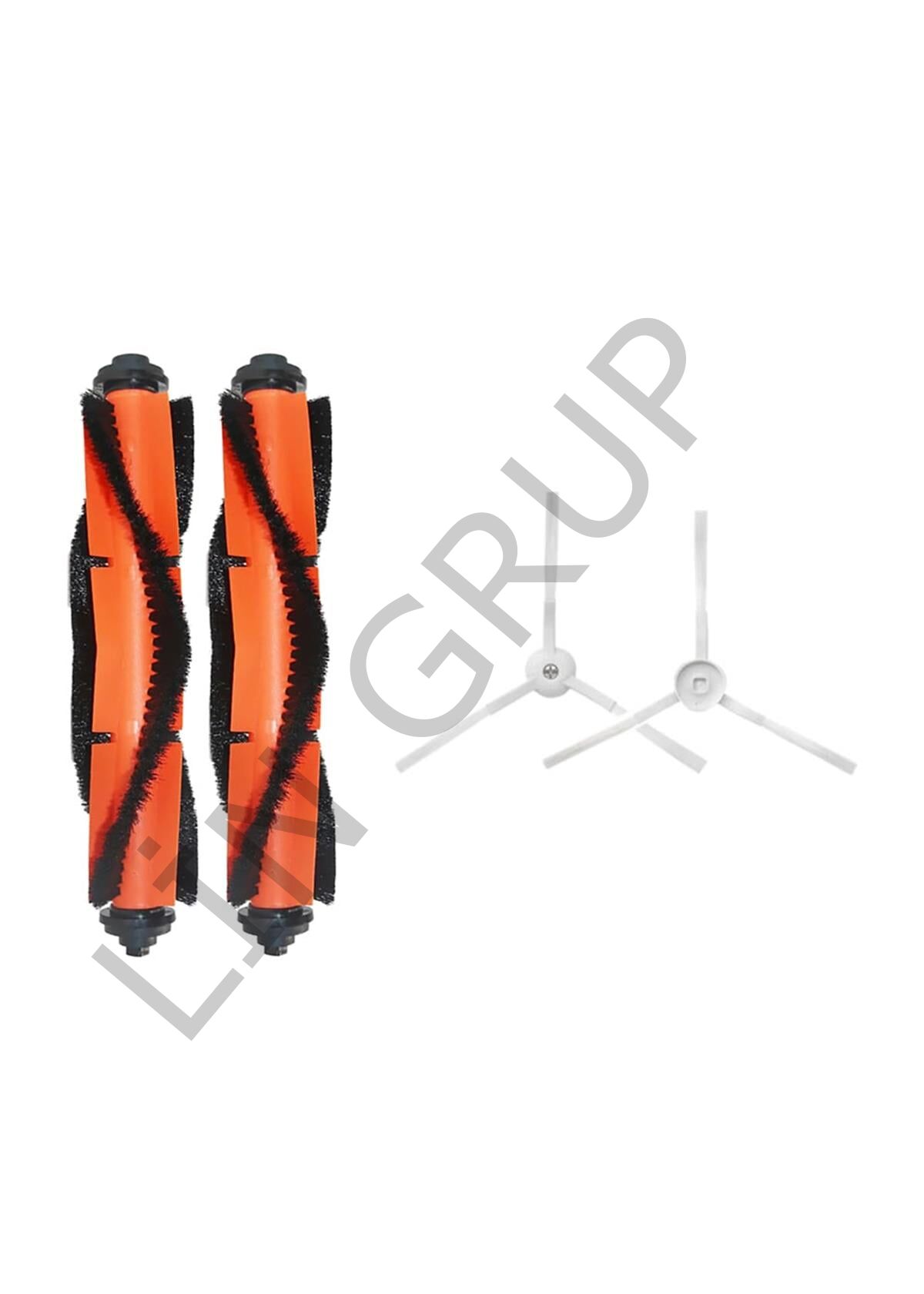 Xiaomi Vacuum Mop 2in1 Essential (MJSTG1) Robot Süpürge Uyumlu 4'lü Yedek Parça Seti