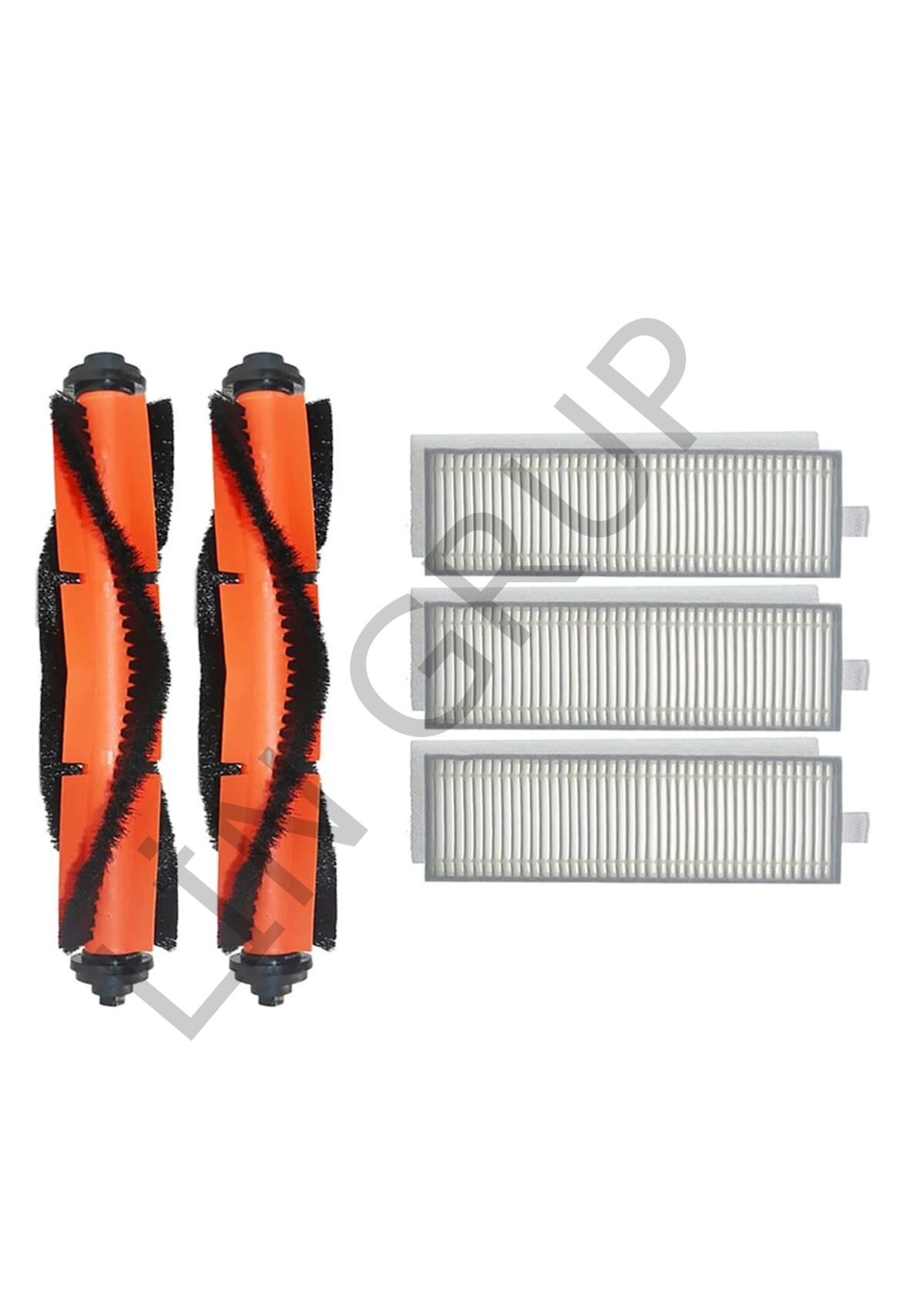 Xiaomi Vacuum Mop 2in1 Essential (MJSTG1) Robot Süpürge Uyumlu 5'li Yedek Parça Seti