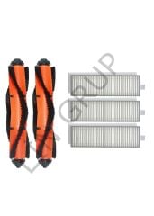 Xiaomi Vacuum Mop 2in1 Essential (MJSTG1) Robot Süpürge Uyumlu 5'li Yedek Parça Seti