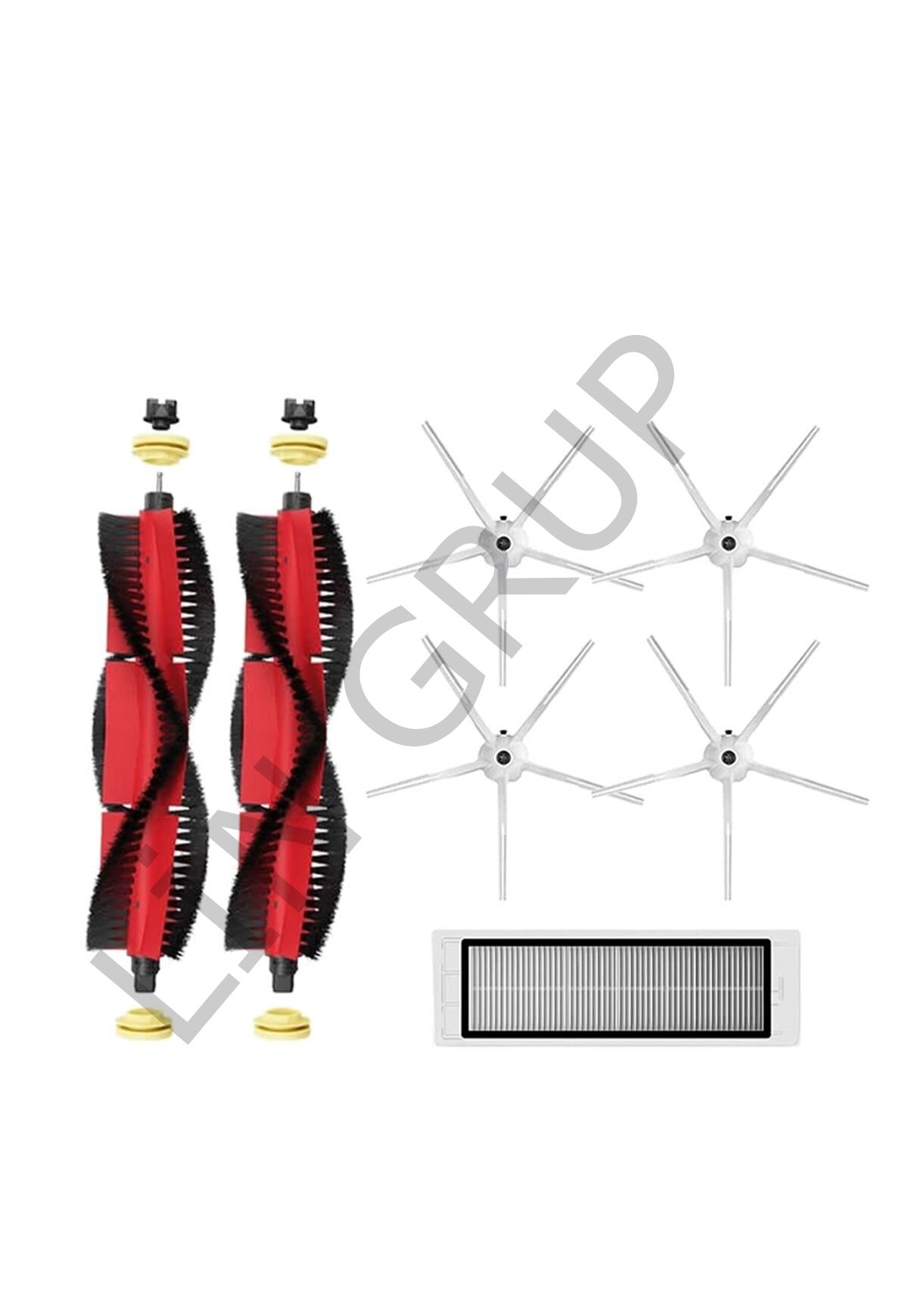 Roborock S5 Max Robot Süpürge Uyumlu 7'li Yedek Parça Seti