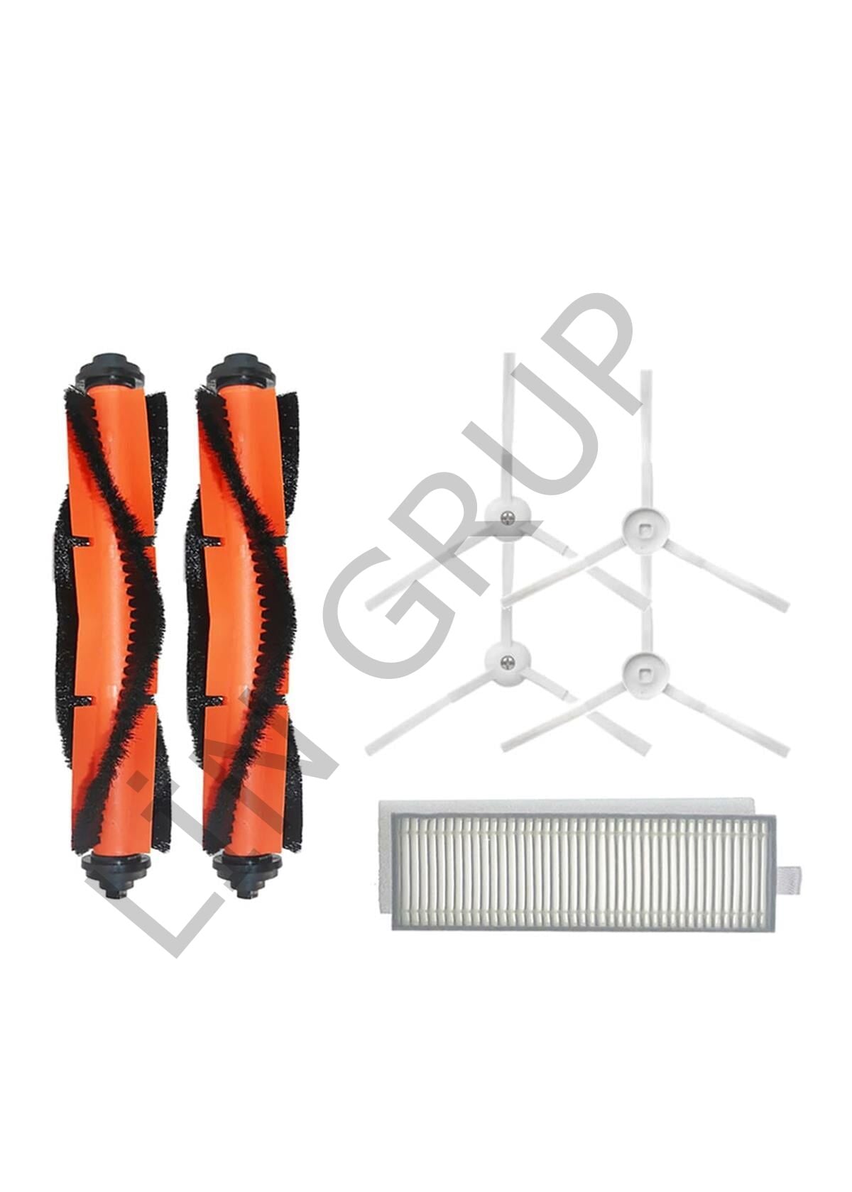 Xiaomi Vacuum Mop 2in1 Essential (MJSTG1) Robot Süpürge Uyumlu 7'li Yedek Parça Seti