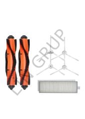 Xiaomi Vacuum Mop 2in1 Essential (MJSTG1) Robot Süpürge Uyumlu 7'li Yedek Parça Seti