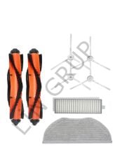 Xiaomi Vacuum Mop 2in1 Essential (MJSTG1) Robot Süpürge Uyumlu 8'li Yedek Parça Seti