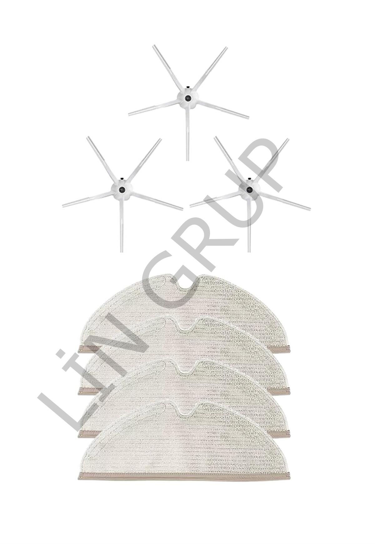 Roborock S5 Max Robot Süpürge Uyumlu 7'li Yedek Parça Seti