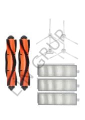 Xiaomi Vacuum Mop 2in1 Essential (MJSTG1) Robot Süpürge Uyumlu 9'lu Yedek Parça Seti