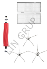 Roborock S7 Max V Ultra Robot Süpürge Uyumlu 6'lı Yedek Parça Seti