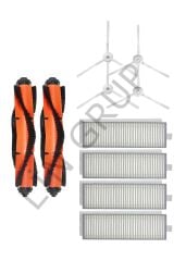 Xiaomi Vacuum Mop 2in1 Essential (MJSTG1) Robot Süpürge Uyumlu 10'lu Yedek Parça Seti