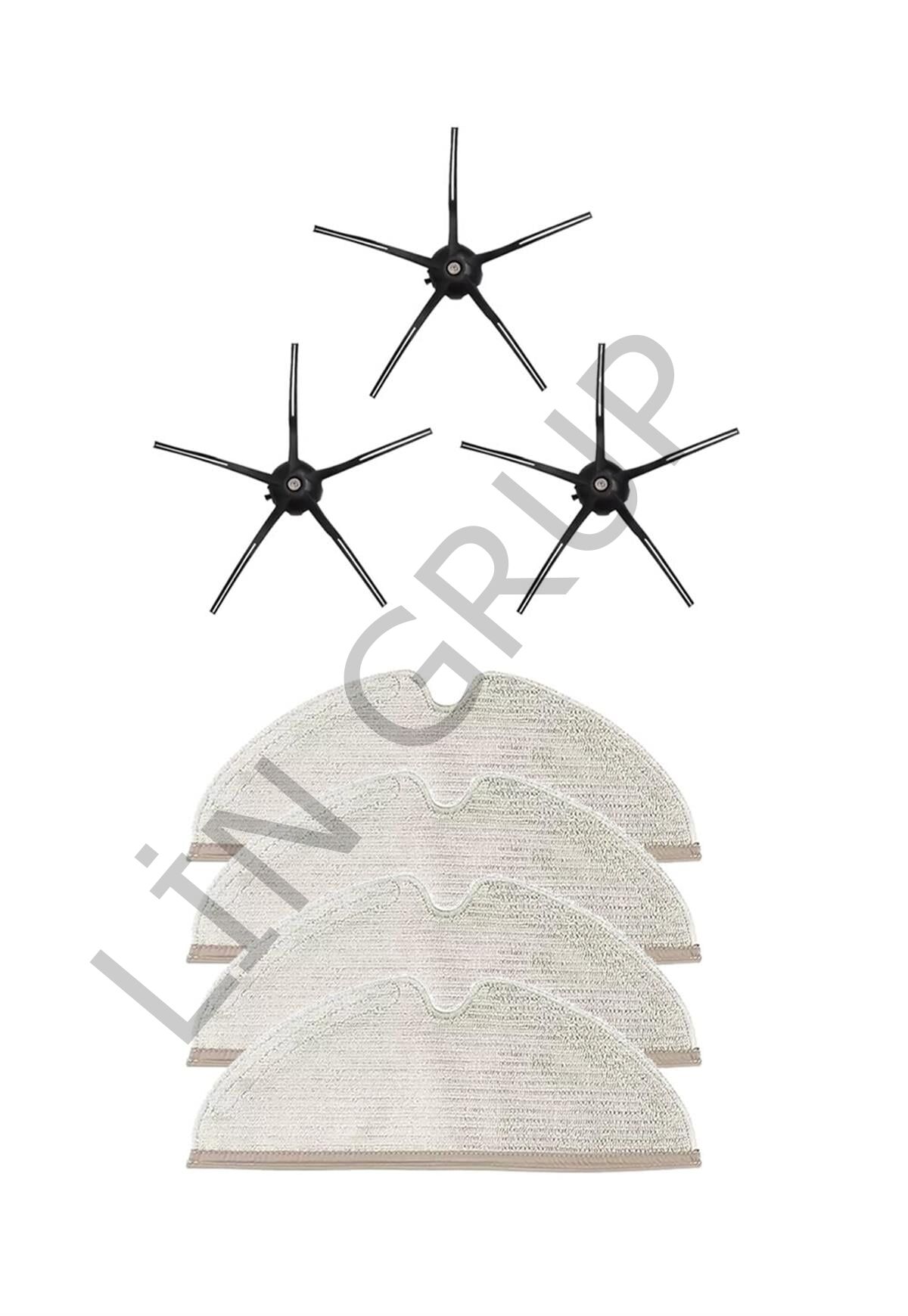 Roborock S5 Max Robot Süpürge Uyumlu 7'li Yedek Parça Seti