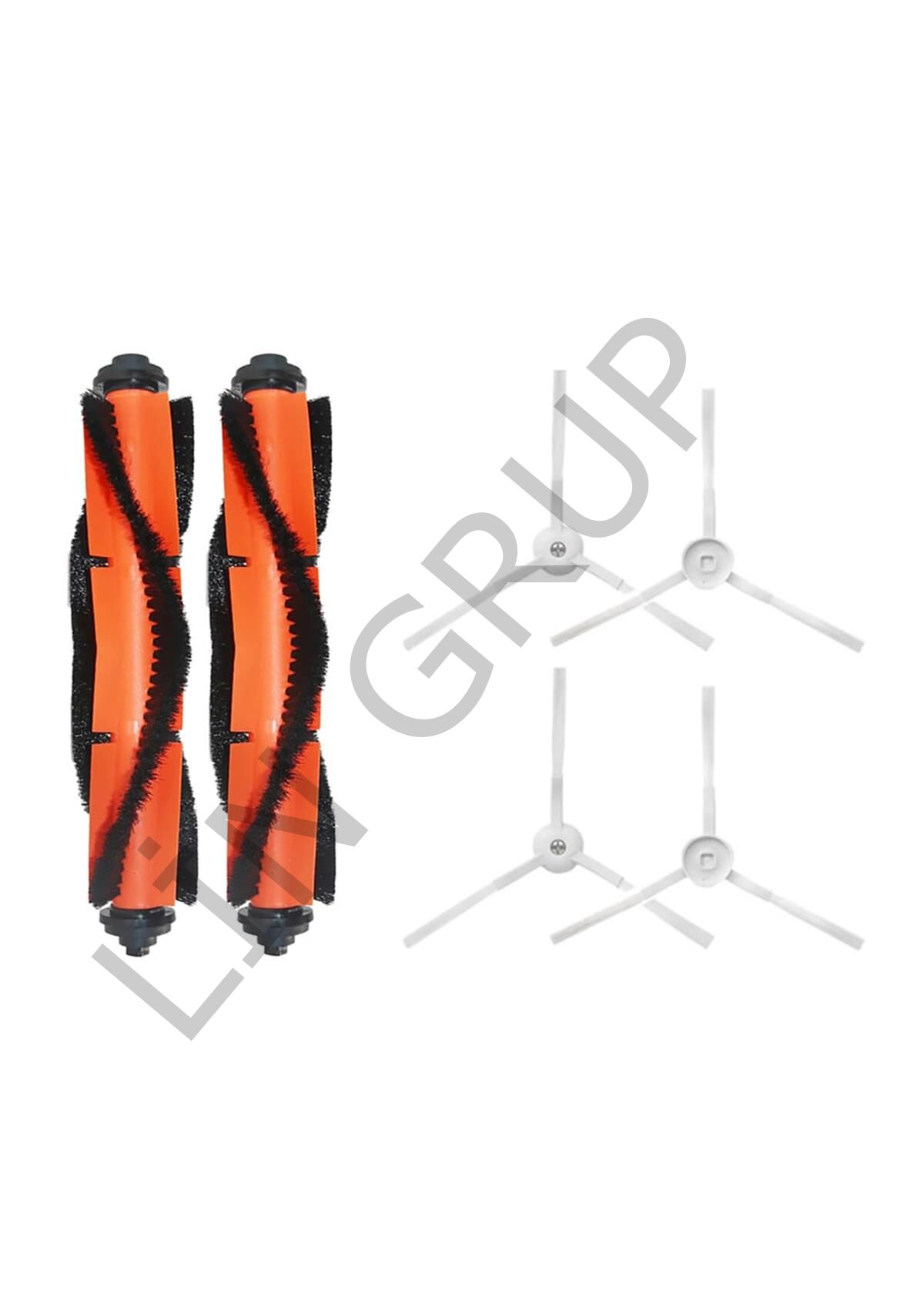 Xiaomi Vacuum Mop 2in1 Essential (MJSTG1) Robot Süpürge Uyumlu 6'lı Yedek Parça Seti