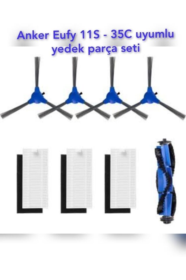 Eufy robovac 11s ,15t ,30c,15c,25c,35c Hepa Filtre Fırça Set