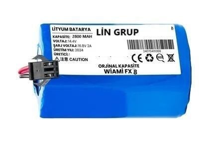 Wiami FX-8 Uyumlu Batarya Pil  2800 Mah.