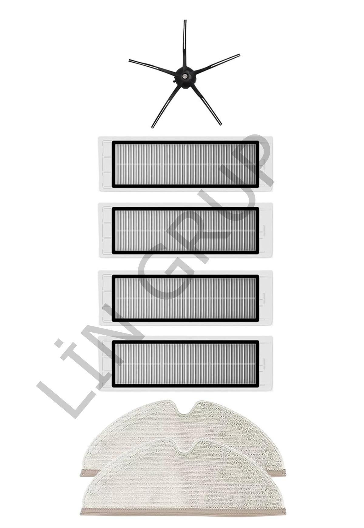 Roborock S5 Max Robot Süpürge Uyumlu 7'li Yedek Parça Seti