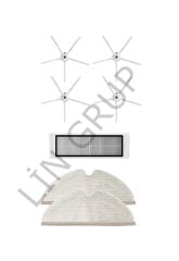 Roborock S5 Max Robot Süpürge Uyumlu 7'li Yedek Parça Seti