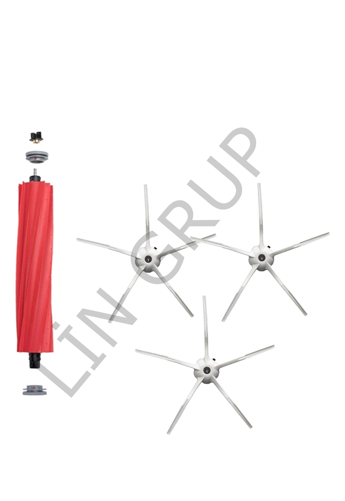 Roborock S7 Max V Ultra Robot Süpürge Uyumlu 4'lü Yedek Parça Seti