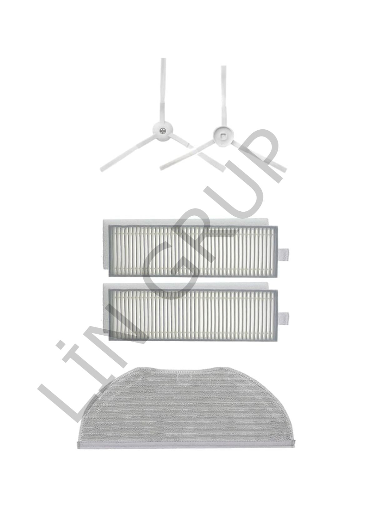 Xiaomi Vacuum Mop 2in1 Essential (MJSTG1) Robot Süpürge Uyumlu 5'li Yedek Parça Seti