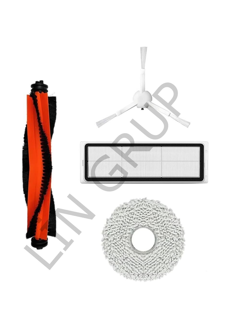 Xiaomi Robot Vacuum S10+ (B105) Robot Süpürge Uyumlu 4'lü Yedek Parça Seti