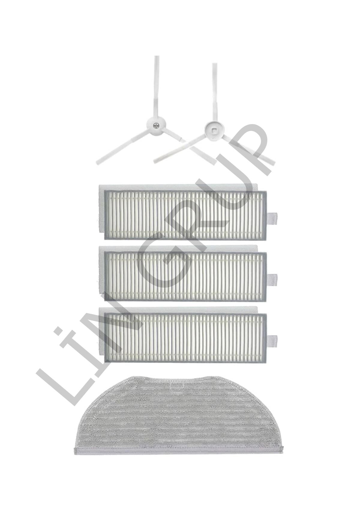 Xiaomi Vacuum Mop 2in1 Essential (MJSTG1) Robot Süpürge Uyumlu 6'lı Yedek Parça Seti