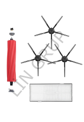 Roborock S7 Max V Ultra Robot Süpürge Uyumlu 5'li Yedek Parça Seti