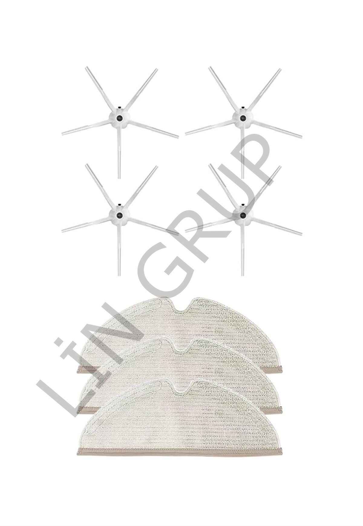 Roborock S5 Max Robot Süpürge Uyumlu 7'li Yedek Parça Seti