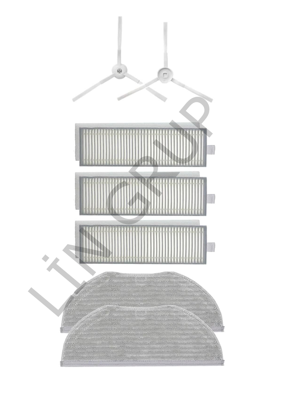 Xiaomi Vacuum Mop 2in1 Essential (MJSTG1) Robot Süpürge Uyumlu 7'li Yedek Parça Seti