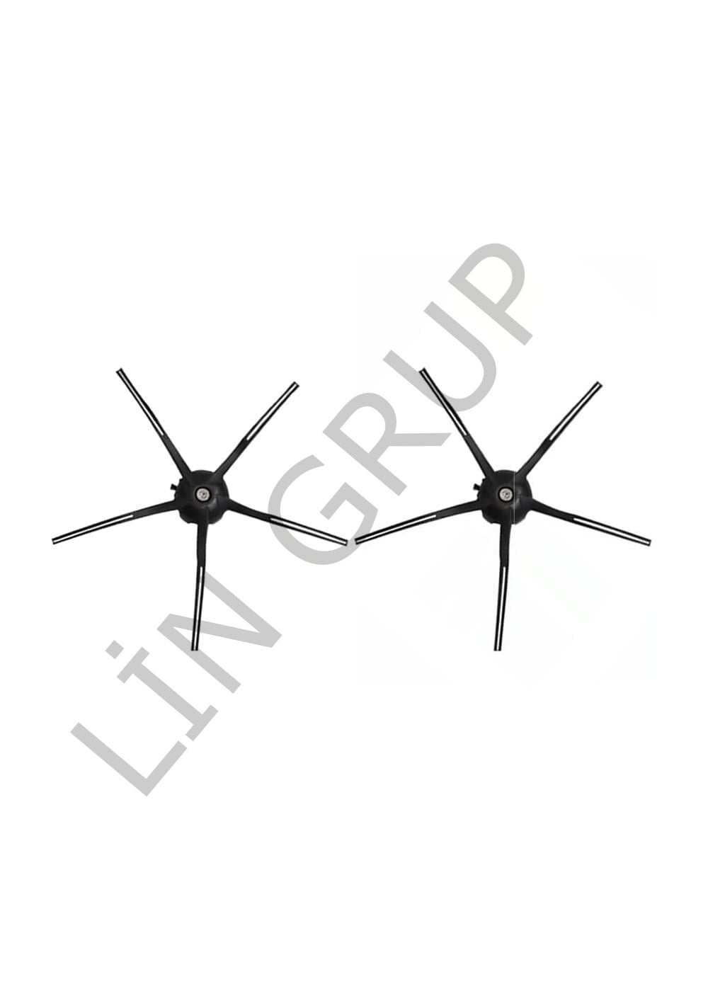 Xiaomi Vacuum Mop 2 Pro (MJST1SHW) Robot Süpürge Uyumlu 2'li Yan Fırça - Siyah