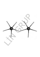 Xiaomi Vacuum Mop 2 Pro (MJST1SHW) Robot Süpürge Uyumlu 2'li Yan Fırça - Siyah