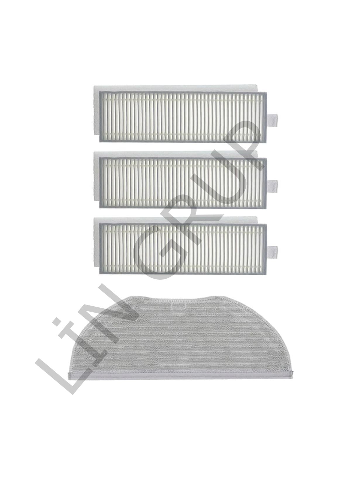 Xiaomi Vacuum Mop 2in1 Essential (MJSTG1) Robot Süpürge Uyumlu 4'lü Yedek Parça Seti