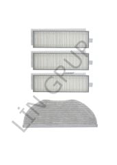 Xiaomi Vacuum Mop 2in1 Essential (MJSTG1) Robot Süpürge Uyumlu 4'lü Yedek Parça Seti