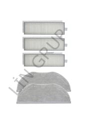 Xiaomi Vacuum Mop 2in1 Essential (MJSTG1) Robot Süpürge Uyumlu 5'li Yedek Parça Seti