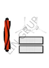 Xiaomi Robot Vacuum S10+ (B105) Robot Süpürge Uyumlu 5'li Yedek Parça Seti