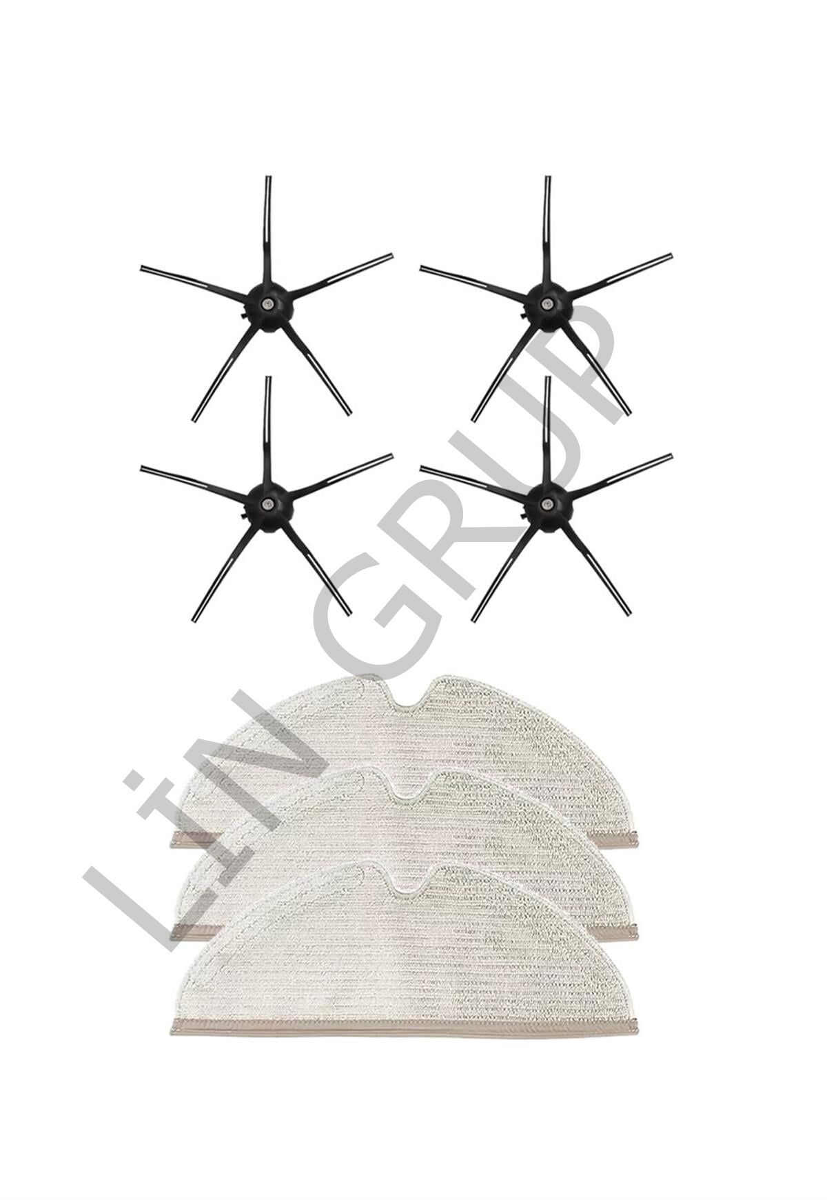 Roborock S5 Max Robot Süpürge Uyumlu 7'li Yedek Parça Seti