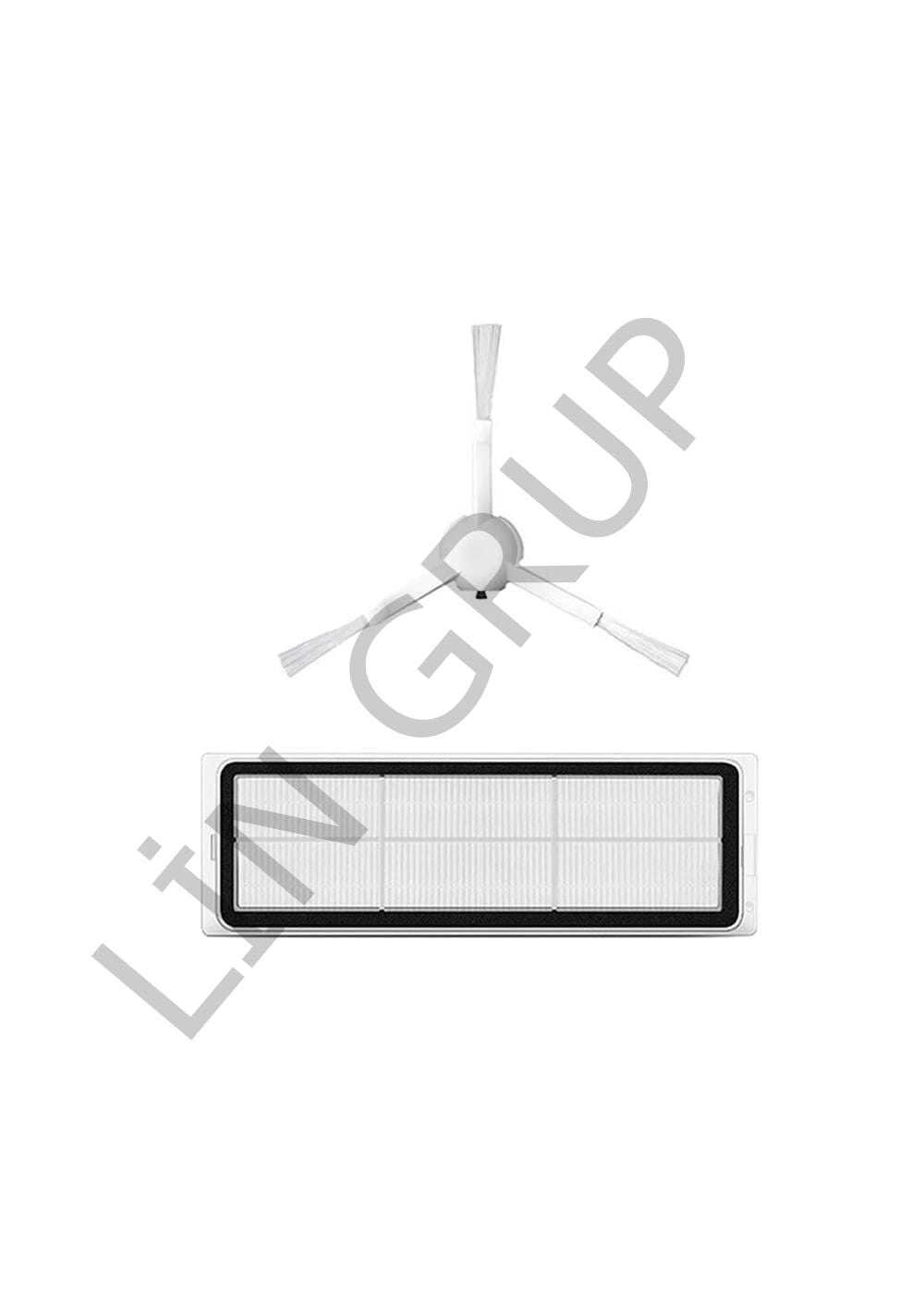 Xiaomi Robot Vacuum S10+ (B105) Robot Süpürge Uyumlu 2'li Yedek Parça Seti