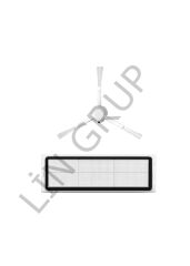 Xiaomi Robot Vacuum S10+ (B105) Robot Süpürge Uyumlu 2'li Yedek Parça Seti