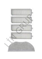 Xiaomi Vacuum Mop 2in1 Essential (MJSTG1) Robot Süpürge Uyumlu 5'li Yedek Parça Seti