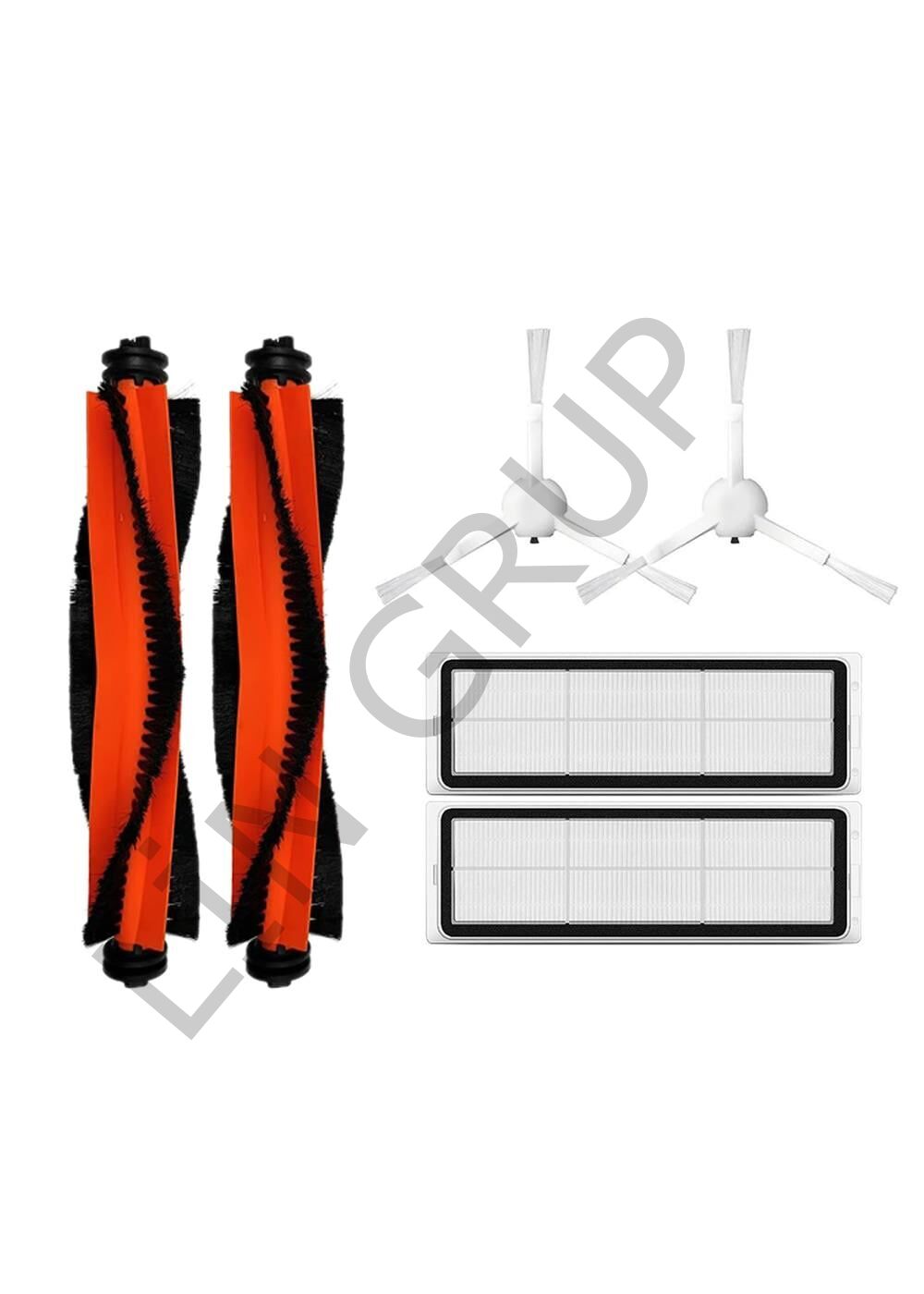 Xiaomi Robot Vacuum S10+ (B105) Robot Süpürge Uyumlu 6'lı Yedek Parça Seti