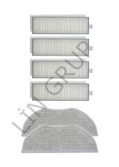 Xiaomi Vacuum Mop 2in1 Essential (MJSTG1) Robot Süpürge Uyumlu 6'lı Yedek Parça Seti