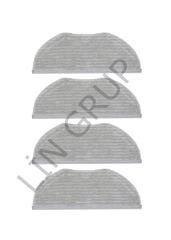 Xiaomi Vacuum Mop 2in1 Essential (MJSTG1) Robot Süpürge Uyumlu 4'lü Yedek Parça Seti