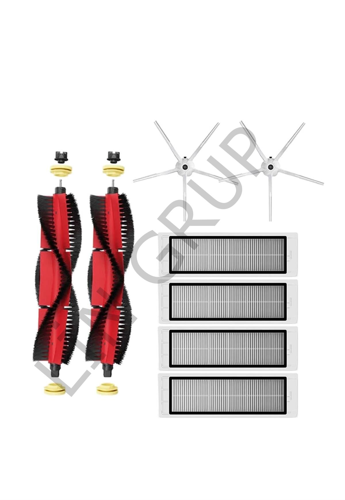 Roborock S5 Max Robot Süpürge Uyumlu 8'li Yedek Parça Seti