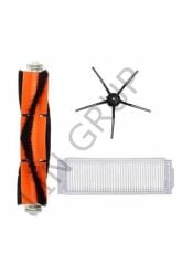 Xiaomi Vacuum Mop 2 Pro (MJST1SHW) Robot Süpürge Uyumlu 3'lü Yedek Parça Seti