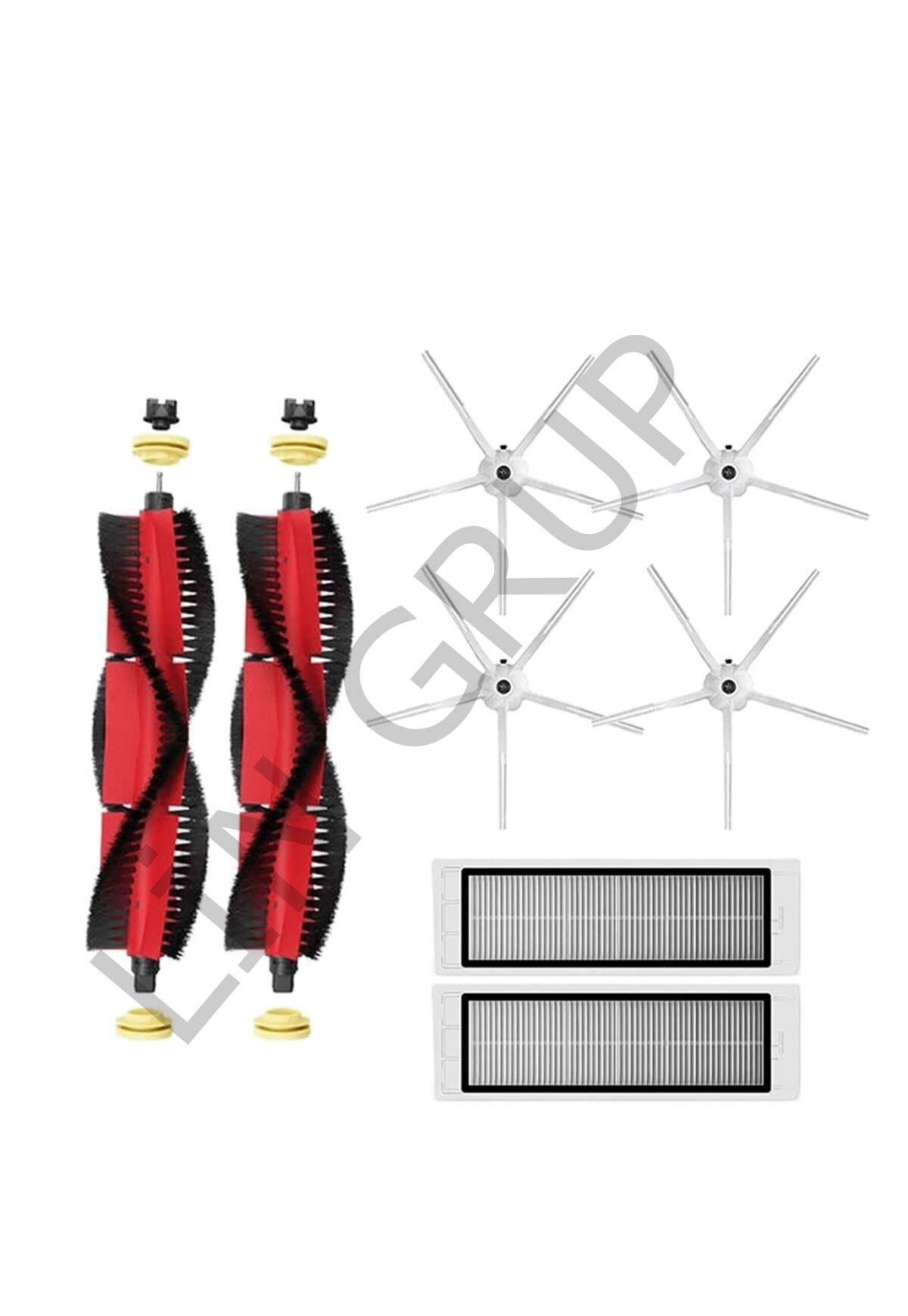 Roborock S5 Max Robot Süpürge Uyumlu 8'li Yedek Parça Seti