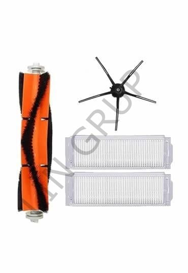 Xiaomi Vacuum Mop 2 Pro (MJST1SHW) Robot Süpürge Uyumlu 4'lü Yedek Parça Seti