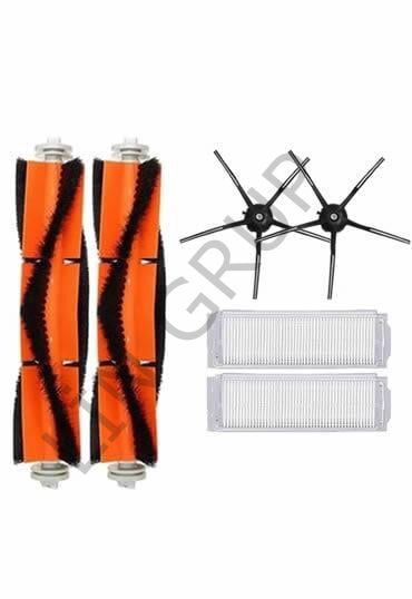 Xiaomi Vacuum Mop 2 Pro (MJST1SHW) Robot Süpürge Uyumlu 6'lı Yedek Parça Seti